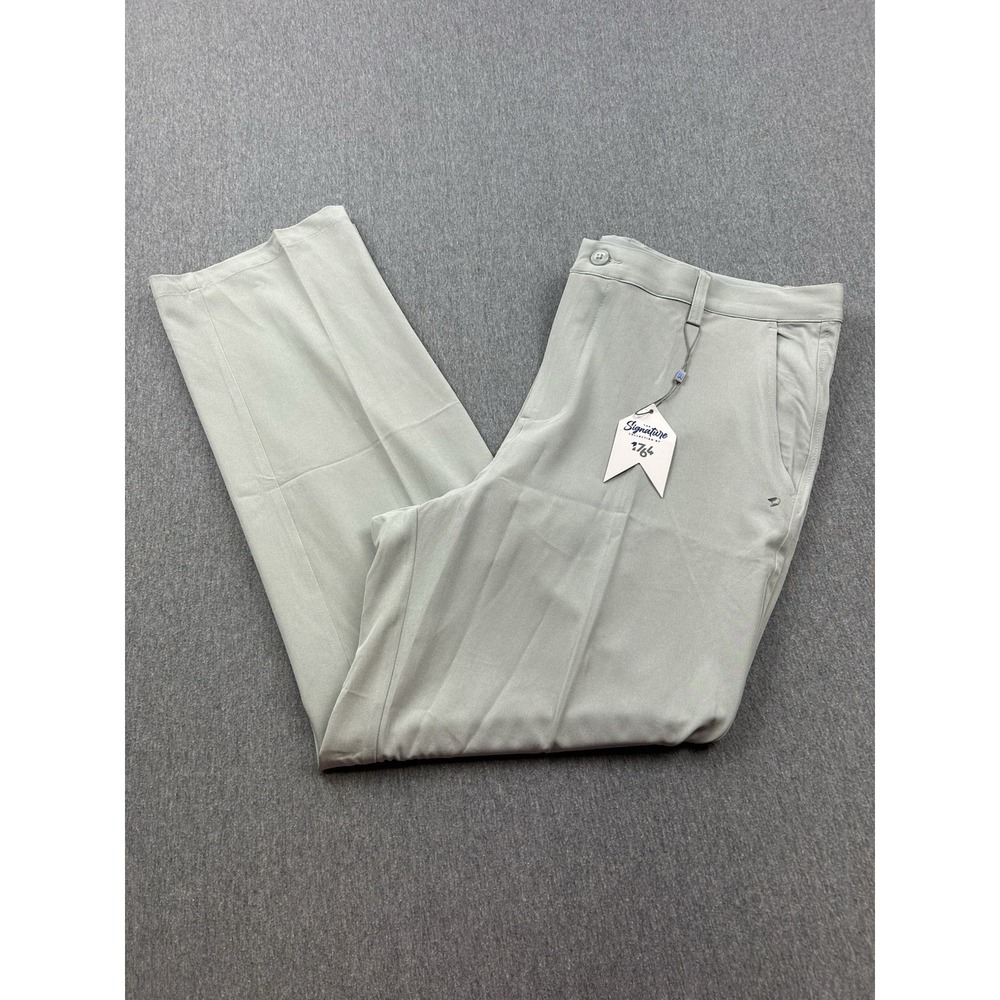 NWT 1764 Golf Signature Collection Birdie Pants Mens‎ 38x30 Light Gray